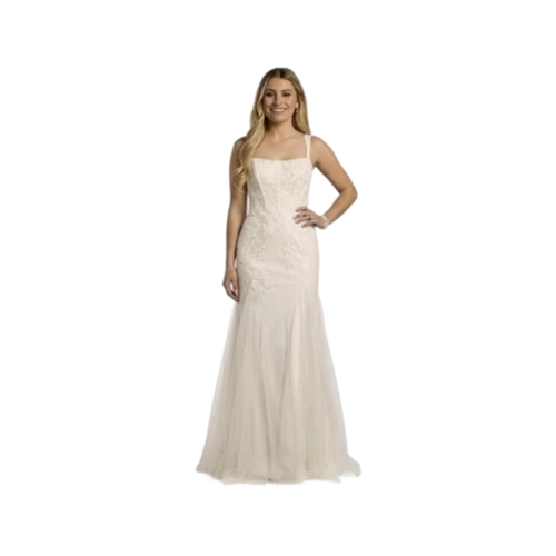 Strapless Beaded Mermaid Wedding Dress