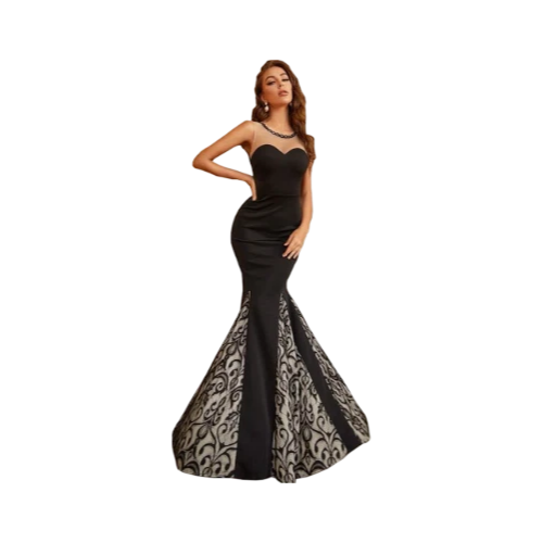 Nocturne Mermaid Evening Gown