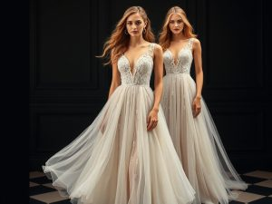 A-Line Beaded Dresses